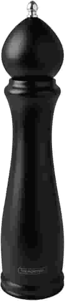 Moedor de Pimenta e Sal Tramontina Churrasco Black em Cerâmica com Recipiente de Madeira 10'