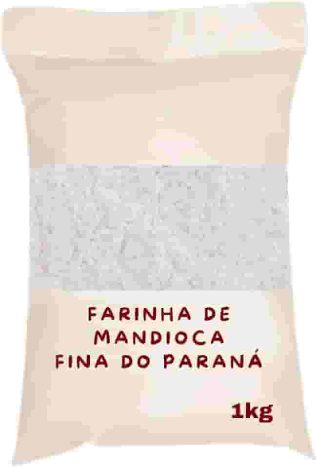Farinha de Mandioca Fina do Paraná, Branca, 1kg