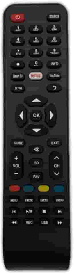 Controle Remoto Compatível com Smart Tv Philco 4k LED LCD 3D