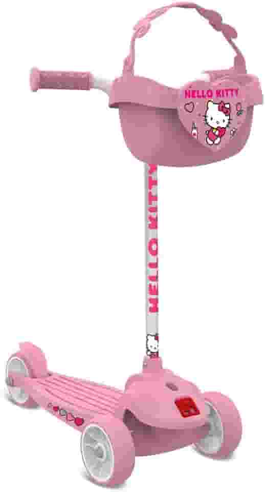 Patinete Skatenet Hello Kitty Rosa Bandeirante