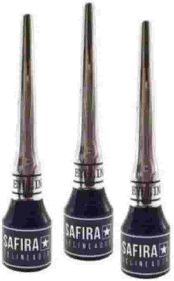 Delineador Líquido Safira 3.5ml – Alta Pigmentação, Secagem Rápida, Traço Fino e Preciso, Longa Duração