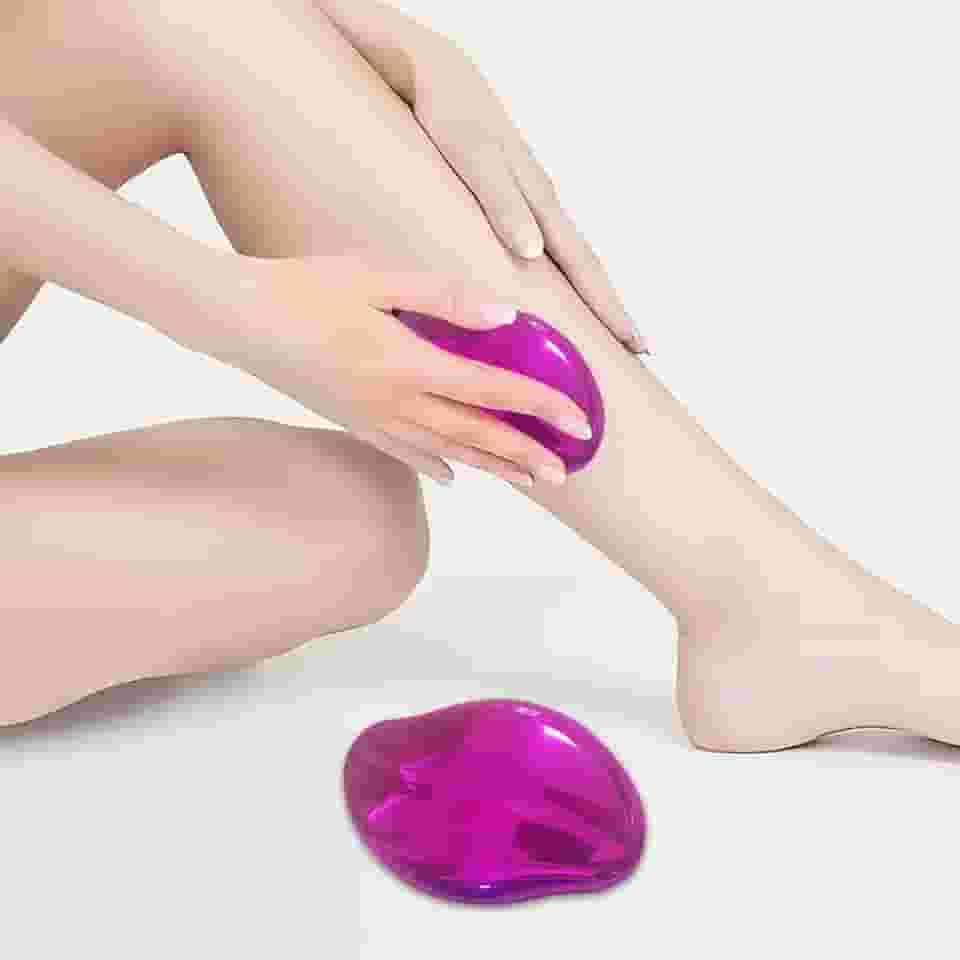 Remoção de pelos de cristal para mulheres e homens, borracha de cabelo de vidro nano reutilizável, depilador suave para costas braços pernas axila peito, ferramenta de remoção de cabelo reutilizável