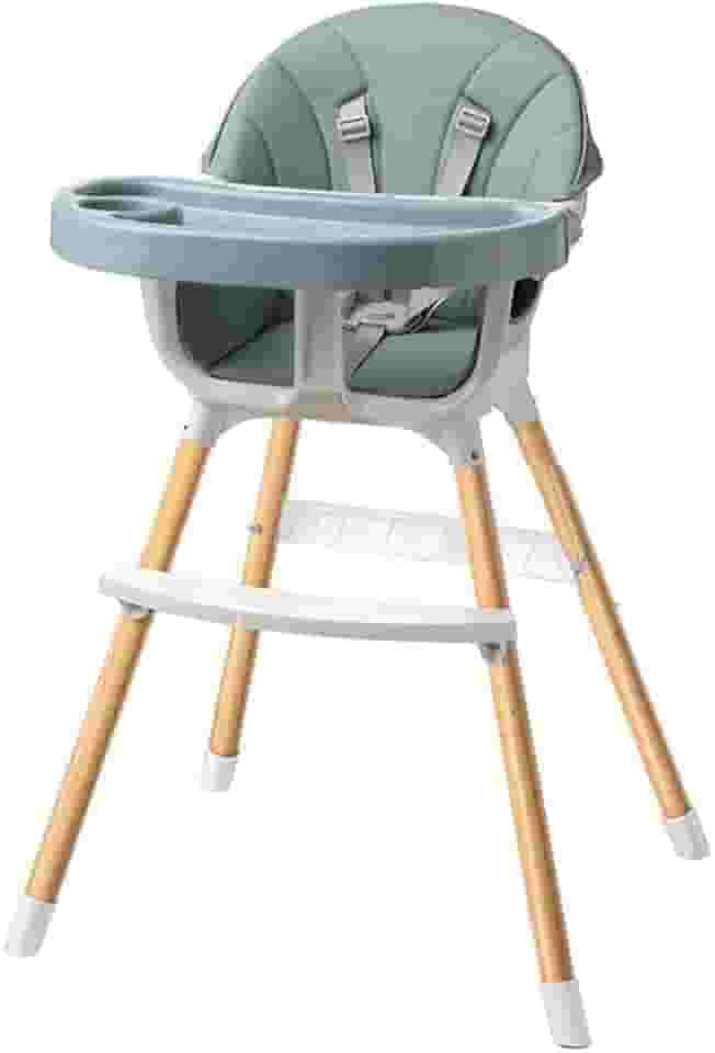 Cadeira de Refeição Alimentação para Bebê até 15kg e Altura Ajustável Premium Multmaxx (Verde)
