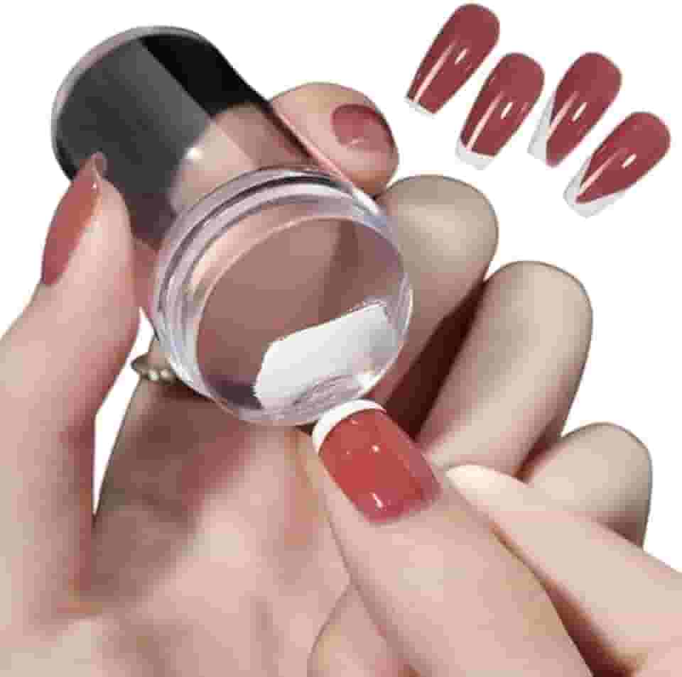 Carimbo De Unha P/Francesinha Silicone Transparente