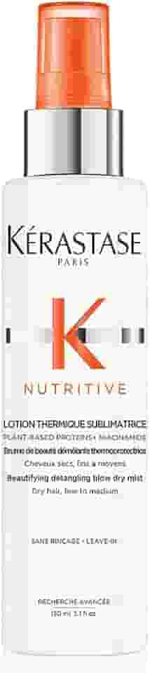 Kérastase Protetor Térmico Nutritive Lotion Thermique Sublimatrice, Para Cabelos Secos e Finos, Spray Desembaraçante, Porteção Térmica de até 230°C, 150ml