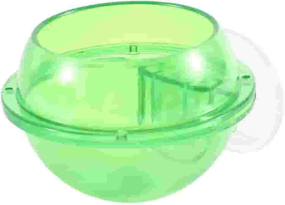 Leadigol 2 peças com ventosa alimentadora de répteis para animais de estimação, lagartixa com ventosa, forragem de minhoca viva para animais de estimação, tigela de lagarto, répteis, acessórios de