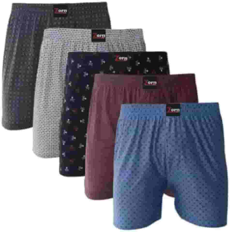 Cueca Samba Canção Short Dormir Pijama 05 unidades