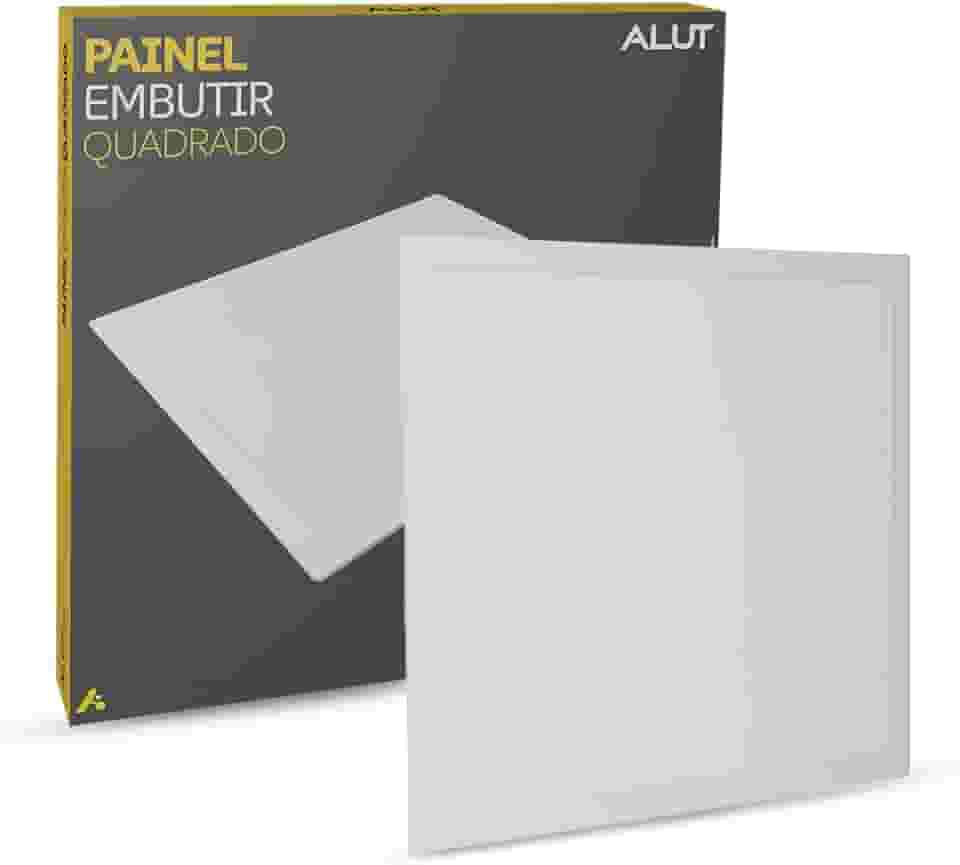 Painel Led Plafon 18w/25w/36w ou 50w 6500k Branco Frio 110v/220v Bivolt Embutir/Sobrepor Branco Alut By Avant (Embutir, 25w)