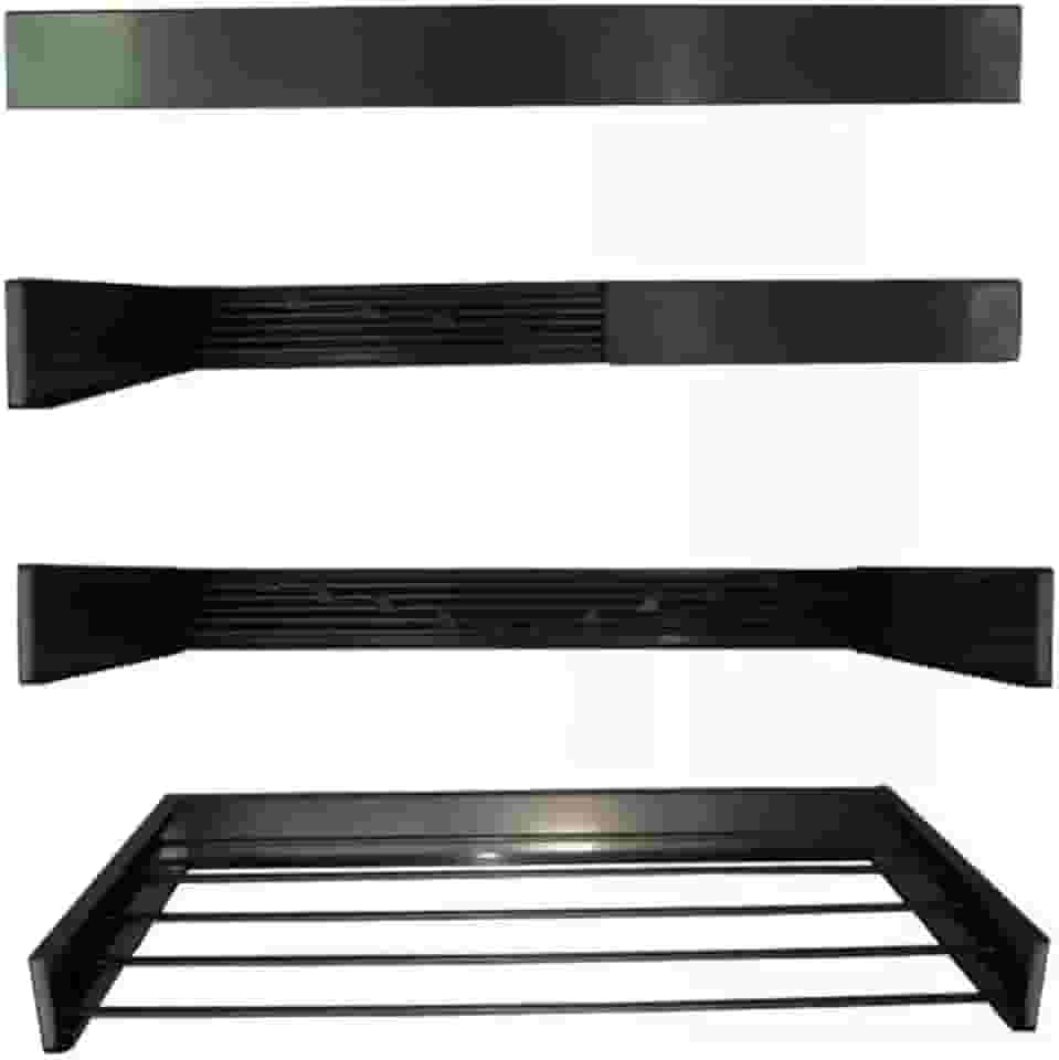 Varal de Parede Magico Dobrável Retrátil 80cm 5 Varetas Recolhível Invisível Mágico Roupas Apartamento Espaço Pequeno