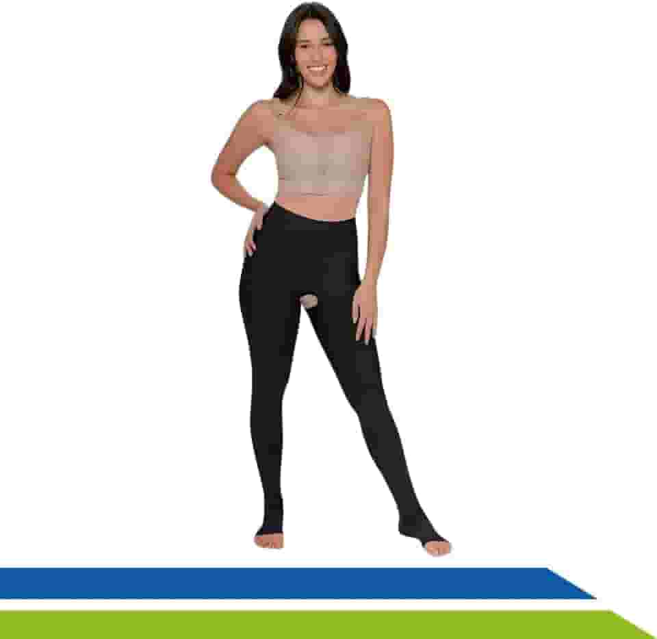 Calça Legging Compressora para Lipedema Celulite Modelador Pós-Cirúrgico Emana New Form