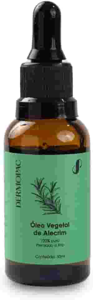 Óleo Vegetal de Alecrim Capilar Puro Natural 100% para Cabelos Dermopac 30ml