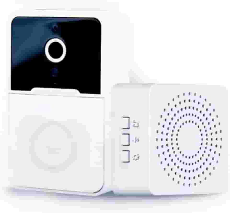 Campainha Interfone Inteligente Camera E Audio Wi-fi Sem Fio Visão noturna. Proteção E Conforto Na Palma da Sua Mão, Tenha Mais Segurança No Seu Lar!!