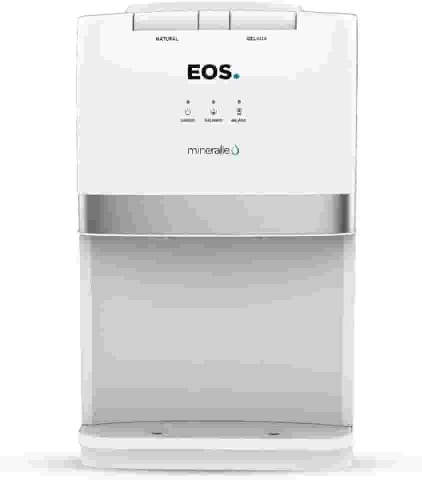 Bebedouro de Mesa para Garrafão EOS Mineralle com Compressor Branco EBC04B 220V