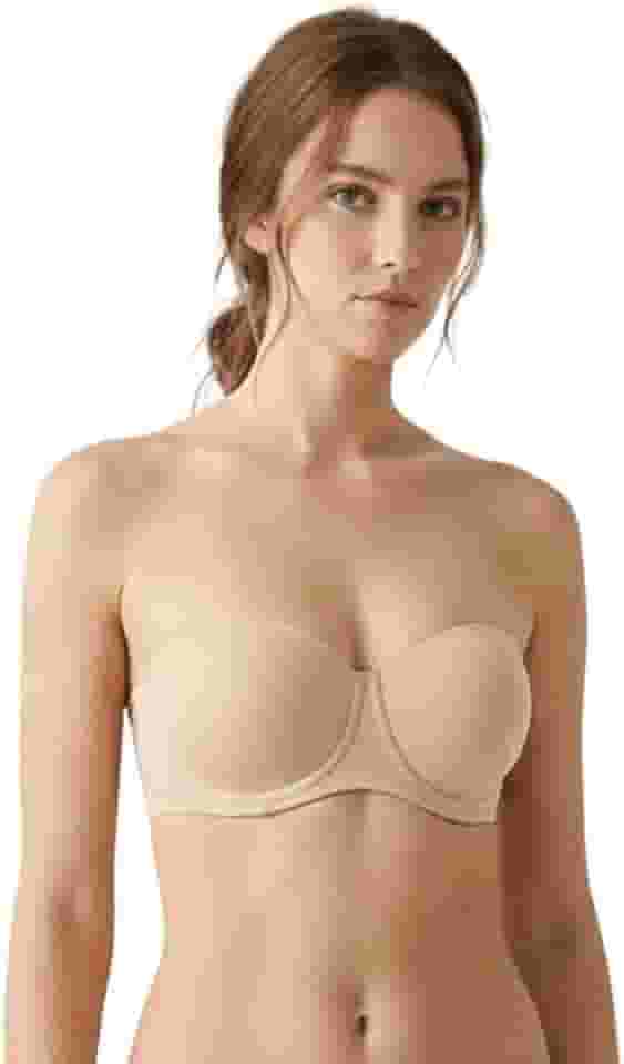 Sutiã Tomara Que Caia Bojo Liso Faixa Alça Removível Ajustável Fecho Colchete Lingerie