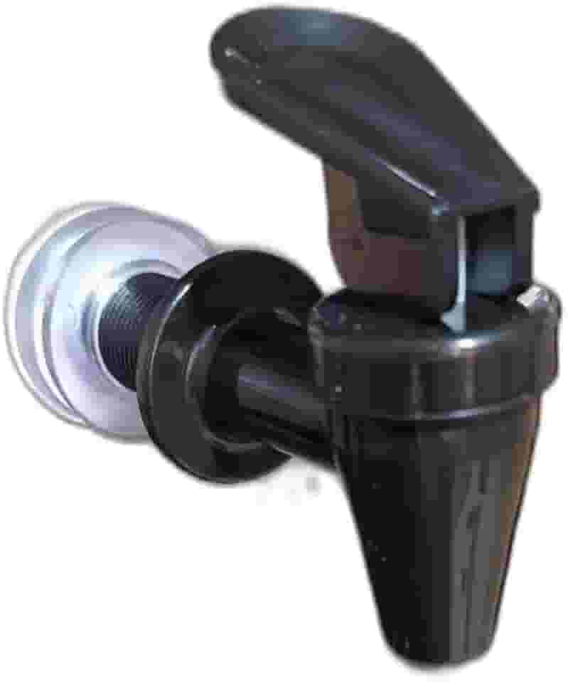 Torneira Extra Longa com Alavanca Superior Ideal para Filtros e Bebedouros de Água (PRETA)
