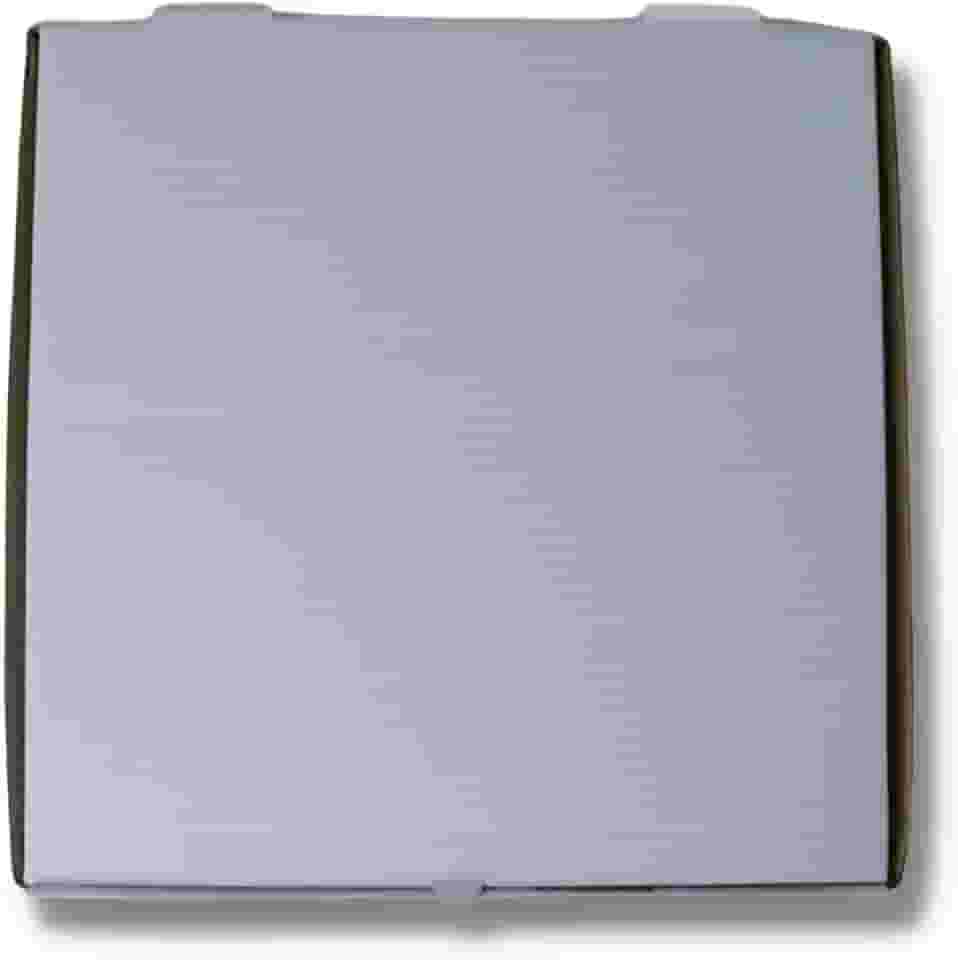 Embalagem Quadrada para Pizza Nº25 Lisa 25x25x4cm C/10 Un.