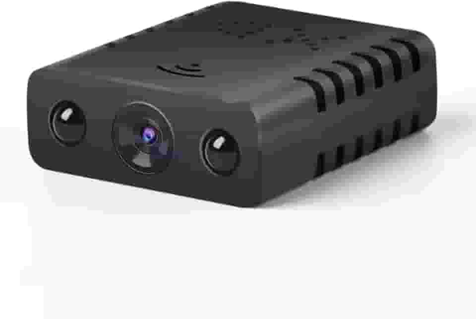 Câmera Espiã Mini Wi-Fi Full HD 1080P com Gravação em Loop, Detecção de Movimento, Visão Noturna e Suporte para Cartão SD – Câmera de Segurança Oculta Portátil