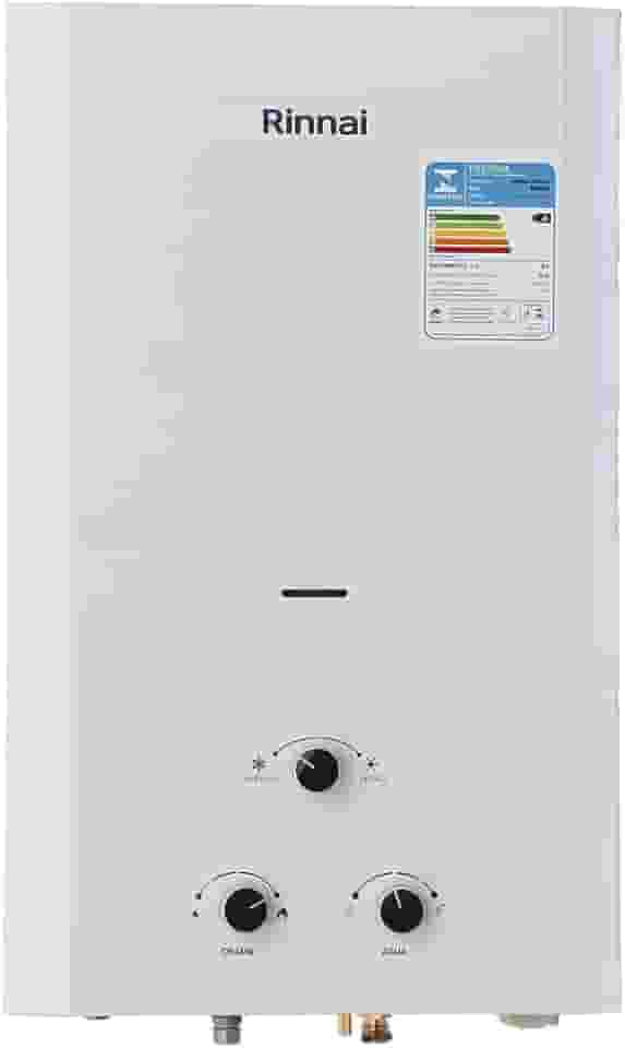 Rinnai M20-20 litros GLP Branco - Aquecedor de Água a Gás Mecânico REU-M200 CFH