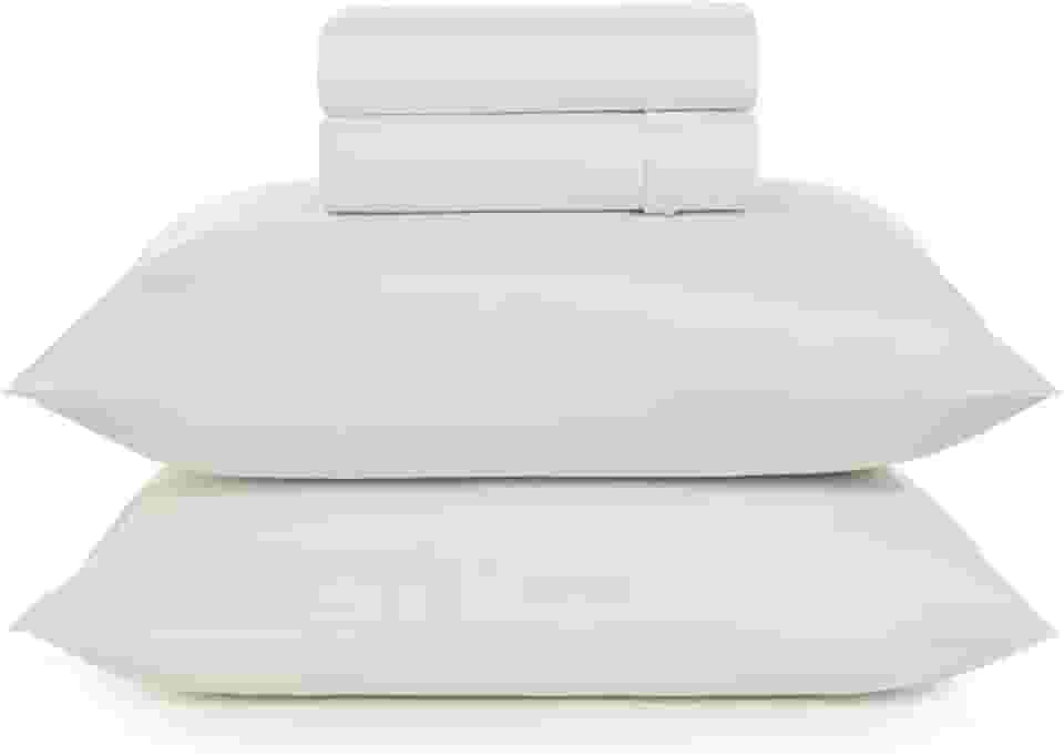 Jogo De Cama Solteiro 3pçs Hotelaria 180 Fios Teka Branco Tecido Percal Linha Profissional Profiline Resistente a Lavação Com Cloro Agora Para Uso No Seu Lar