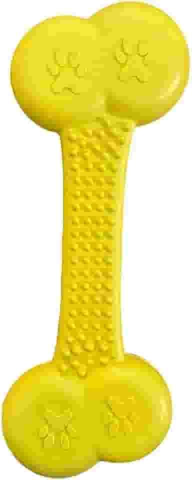 MY PET BRASIL Osso Massageador Grande Brinquedo Para Cachorros Interativo E Divertido Auxilia E Fortalece Os Dentes Cores Sortidas