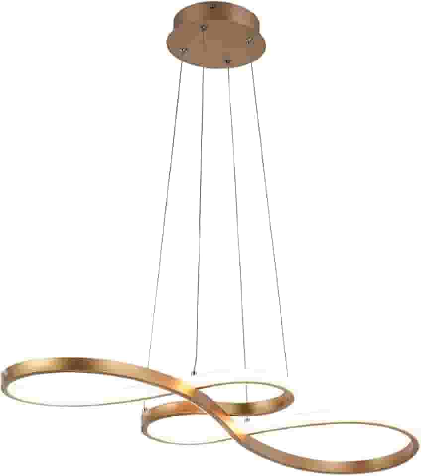 Lustre Pendente Led 40W Ouro 3 em 1 Nitrolux Bivolt LP016A