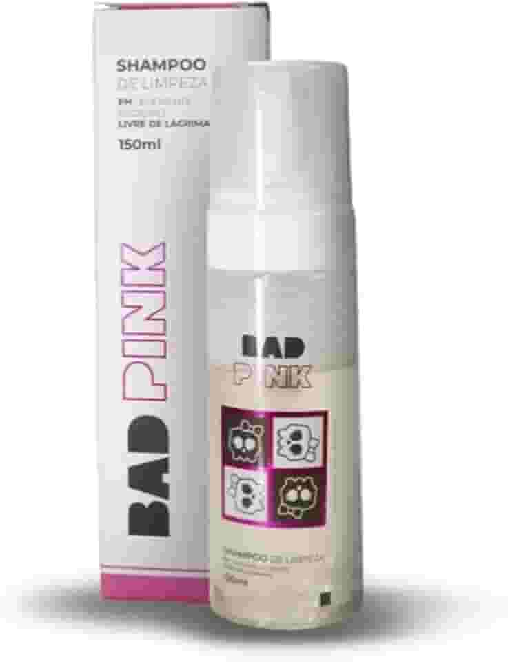 Espuma Shampoo de Limpeza Bad Pink 150ml Para Extensão E Alongamento de Cílios