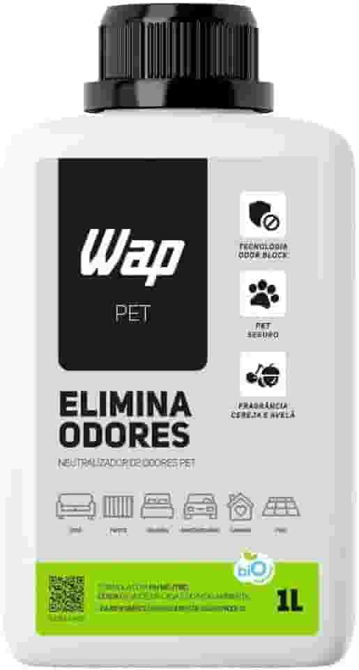 WAP Eliminador e Neutralizador de Odores Pet WAP ELIMINA ODORES PET 1 LITRO, Branco e Verde