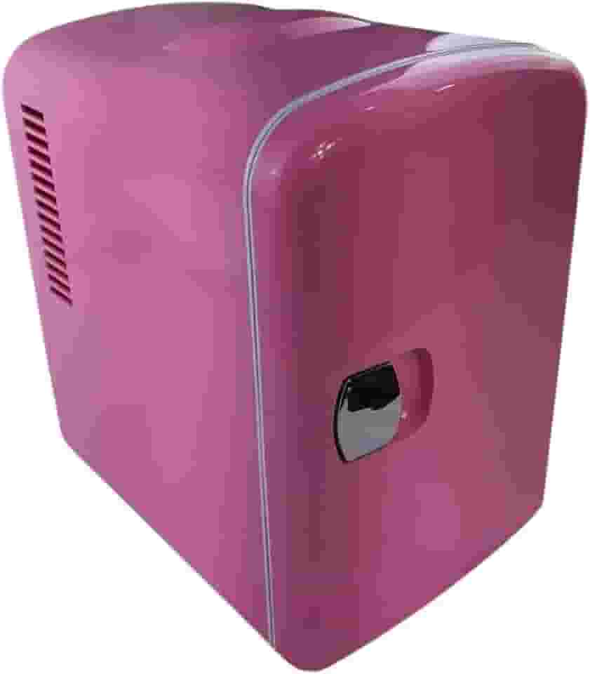 Mini Geladeira Portátil Rosa 4,5 Litros Trivolt 110/220/12 V