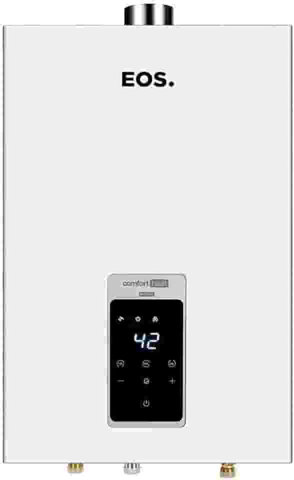 Aquecedor de Água a Gás EOS Digital 20 Litros (Gás Natural) Exaustão Forçada Branco EAQ200GD-N Bivolt