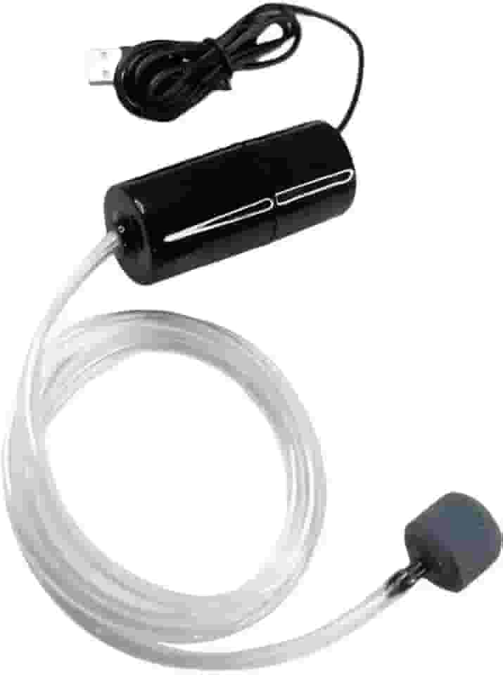 Bomba de Ar, Aquário USB Portátil com Filtro - Oxigenador Silencioso para Aquários de Peixes, Tanque Doméstico e Pesca ao Ar Livre