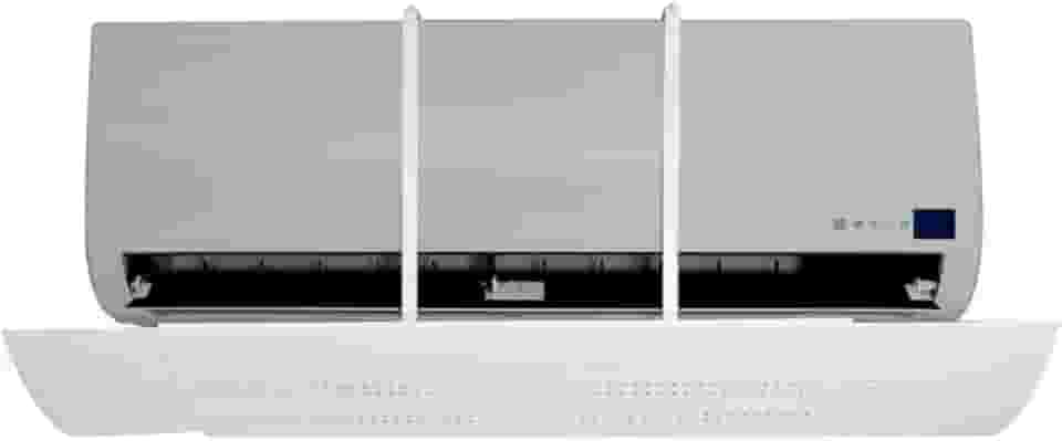 Defletor De Ar Condicionado Split Tamanho Ajustável De 70cm A 110cm Com Ajuste De Ângulo 180 Graus