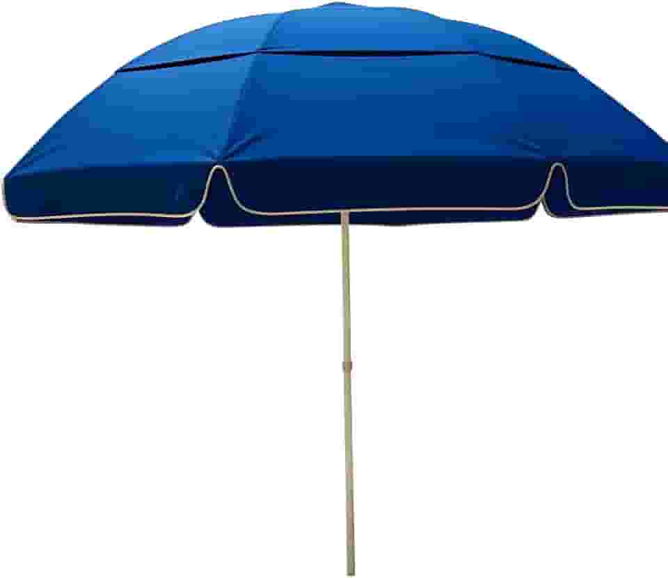 Guarda Sol Gigante Mor 2,40m para Praia Grande e Piscina, Sombrinha de Praia com Proteção UV e Vento, Guarda Sol Respirável Verão