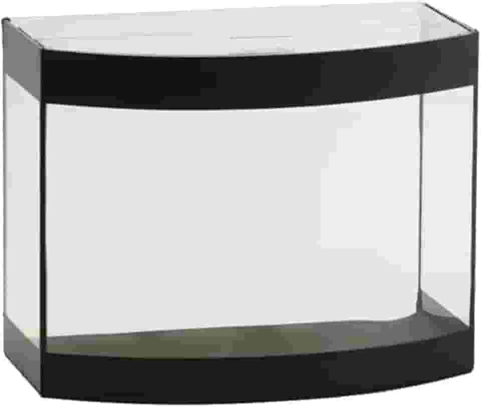 Aquário Curvo Aquaterrário Faixa Preta - 5 L