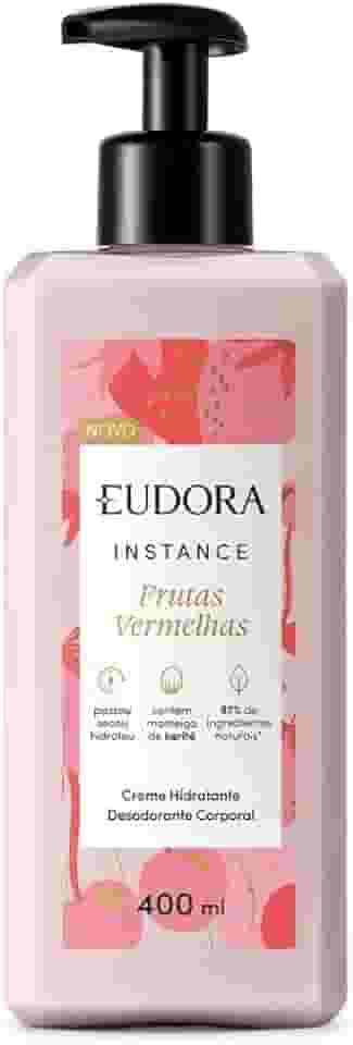 Eudora Creme Hidratante Desodorante Corporal Instance Frutas Vermelhas 400ml
