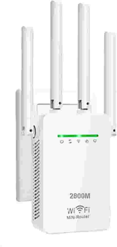 Amplificador Wi-Fi 4 Antenas 300Mpbs Repetidor de Sinal Wifi Wireless Fácil Configuração WPS
