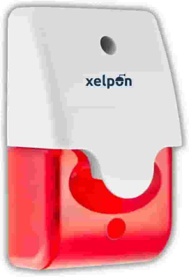 Sirene Strobo Visual 12v Alarme Residencial Alerta Incêndio