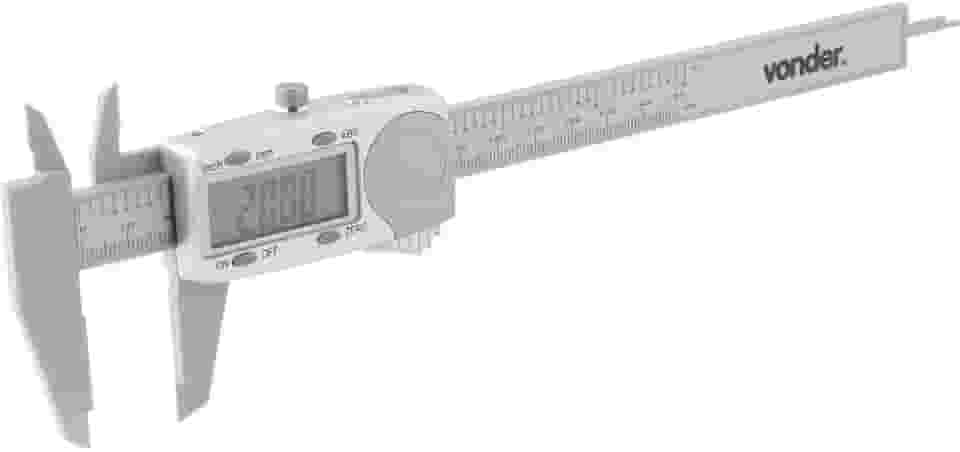 Vonder, Paquímetro Digital, Plástico, 150 Mm, Pd 153.