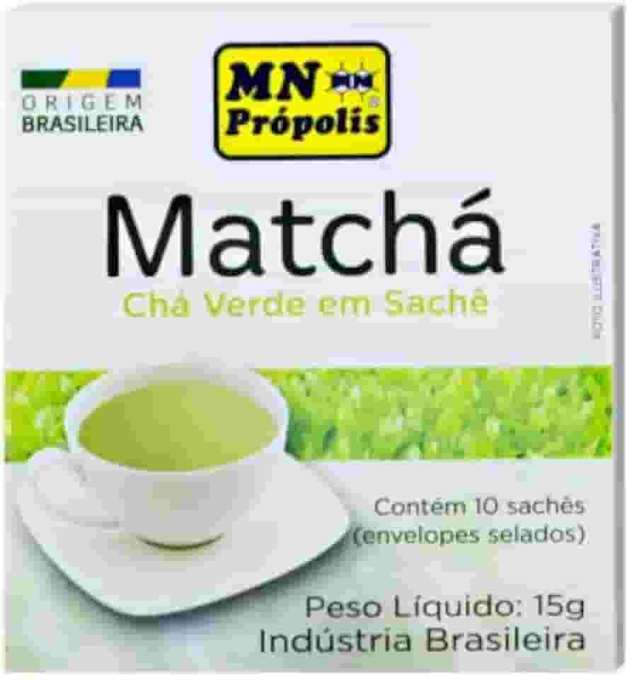 Chá Verde Moído Matchá com 10 Sachês MN Food 15g