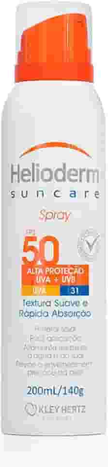 Protetor Solar Spray Helioderm FPS 50 200mL