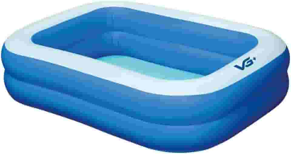Piscina Inflável 302 Litros Retangular Pvc 150 X 110 Cm VG+