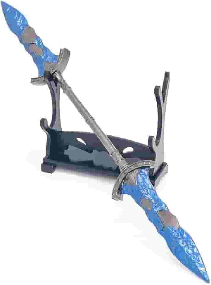 Elden Ring Réplica de bonecos de ação Gárgula Twinblade Coleção de Brinquedos Suprimentos de Festa Decoração de Mesa Mochila Pingente Presente, Multicor, M