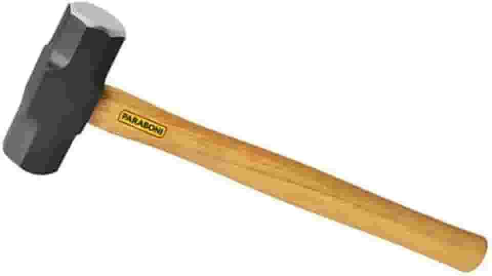 Marreta Oitavada 1,5kg com Cabo de Madeira – Aço Forjado, Resistente e Precisa para Construção e Demolição