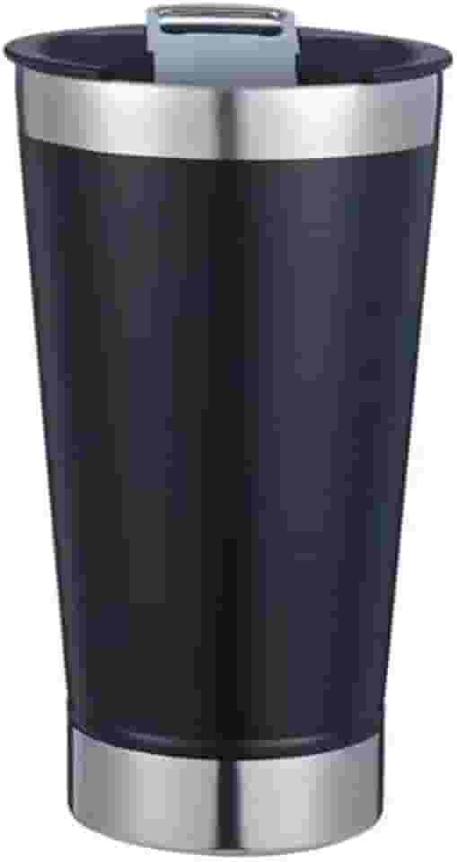 Copo Térmico Personalizado Logo do Seu Time + Seu Nome | Presente Criativo Futebol | Inox Durável (Preto)