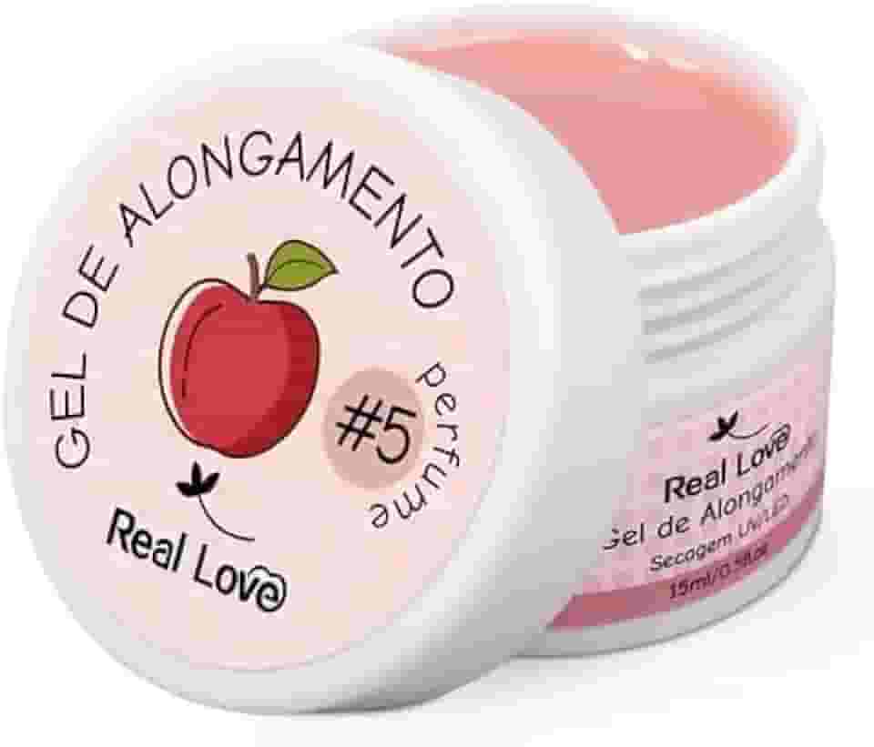 Gel de Alongamento Para Unhas Aromatizado 15ml - Real Love (Cor 5)