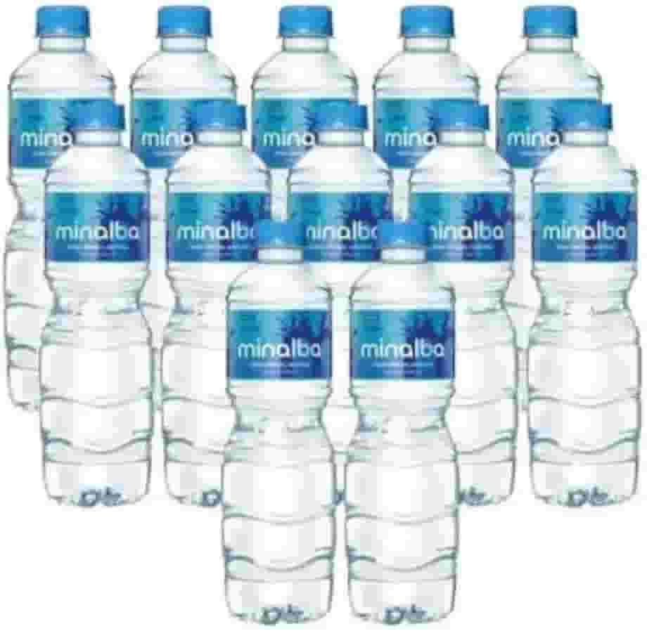 Água Mineral Natural sem gas Minalba, 510ml (12 Unidades)
