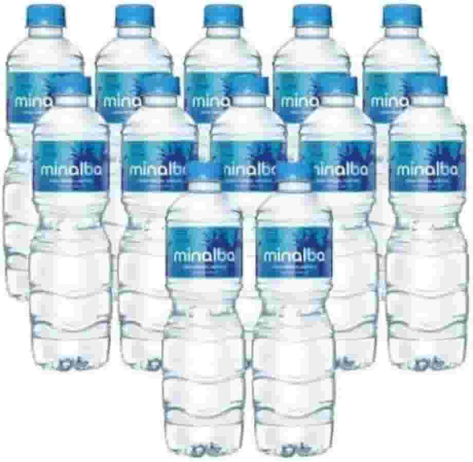 Água Mineral Natural sem gas Minalba, 510ml (12 Unidades)