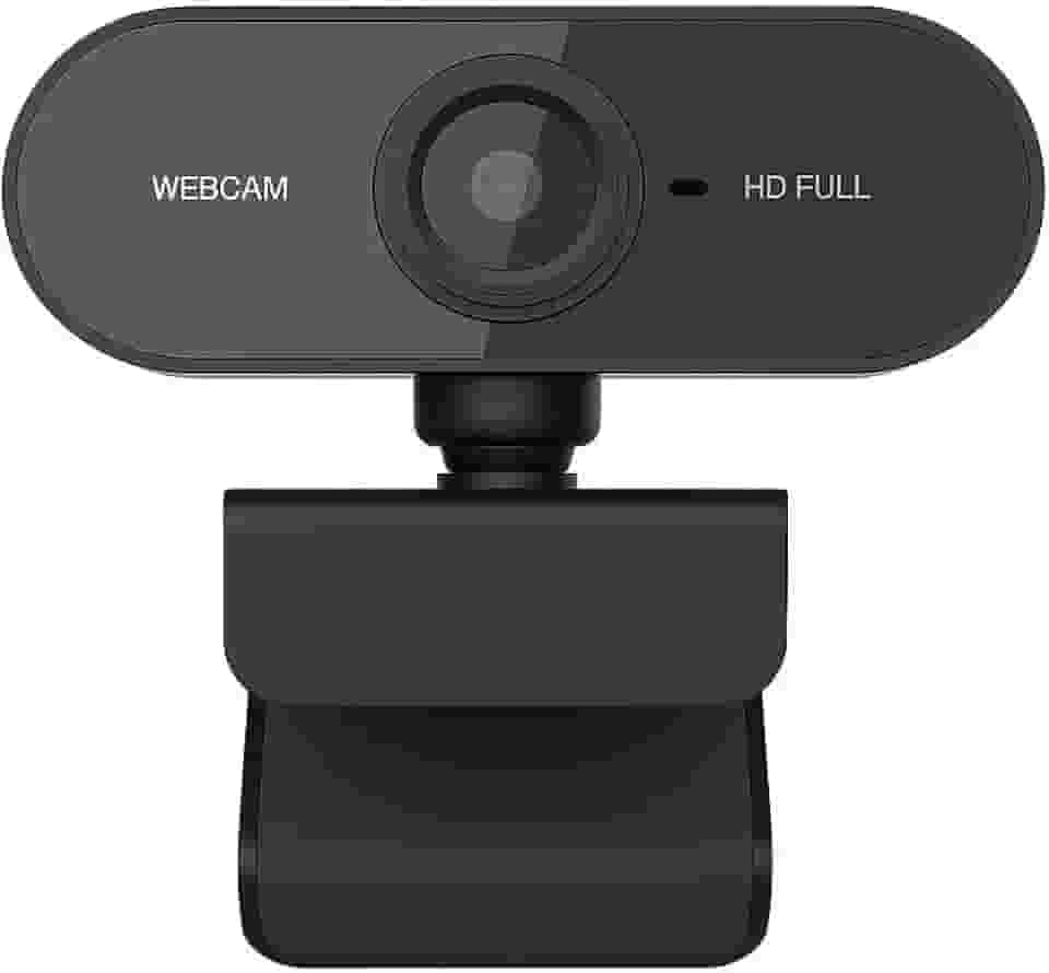 Top 1 Webcam Premium Full HD 1080p com Microfone, USB Plug & Play, Foco Automático – Para PC, Notebook, Zoom, Teams, Meet Skype YouTube Discord e Mais – Ideal para Home Office Reuniões e Videochamadas