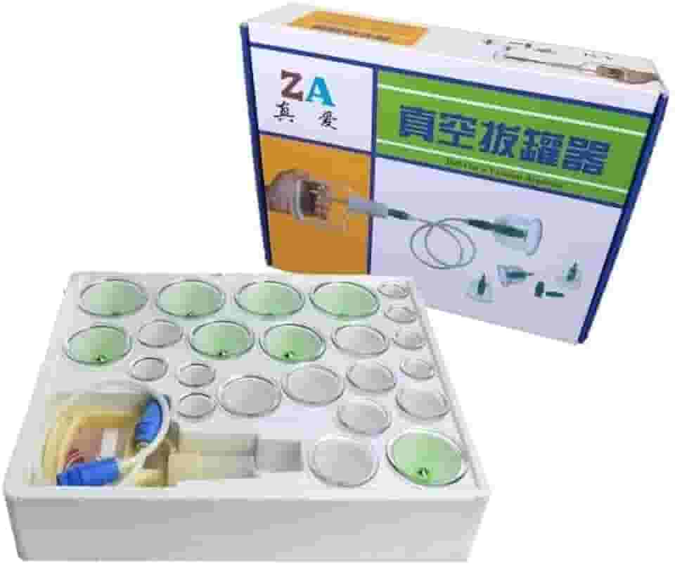 Kit 24 Ventosas Massoterapia Corporal Terapeuticas Ventosaterapia Copos Acupuntura