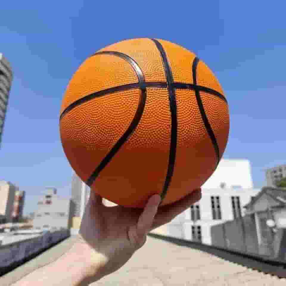 ProSports Bola de Basquete Profissional, Laranja, PVC, Tamanho 7, para Quadras de Cimento, Parques, Ruas, Interior e Exterior