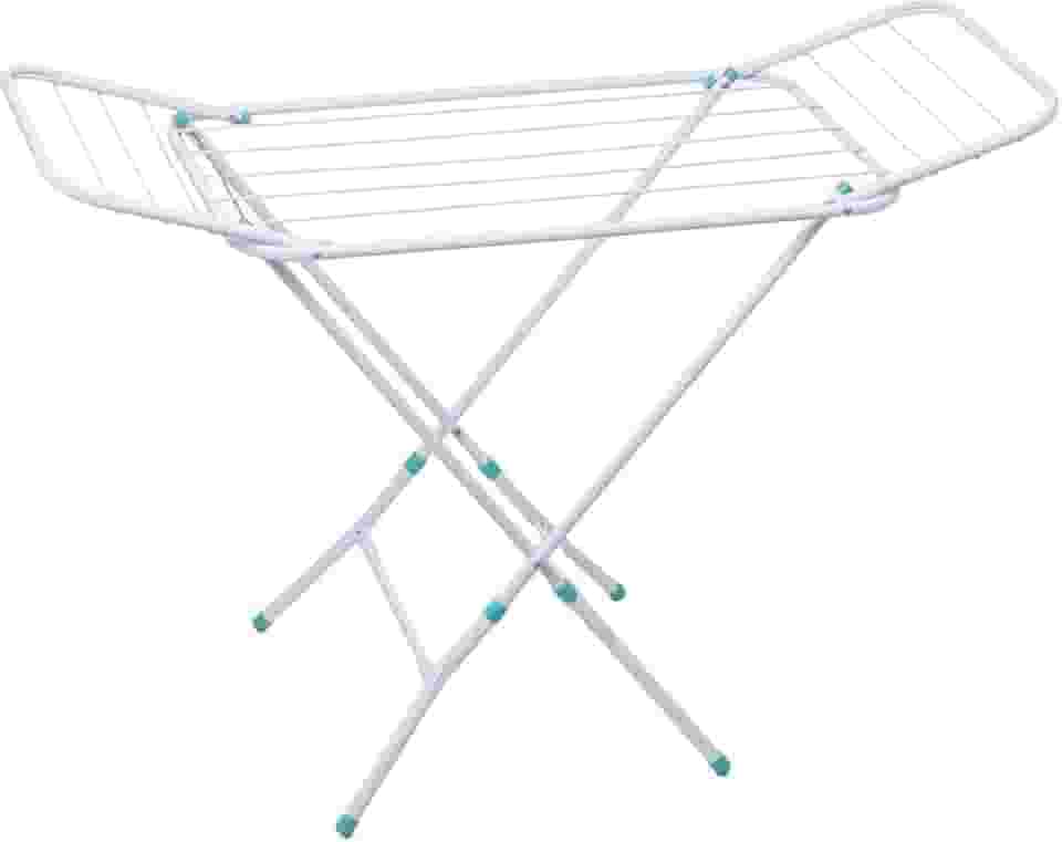 Varal de Chão para Secar Roupas Maxi Grande Branco 25kg 180X105X50CM com Abas Original Casa Buritis